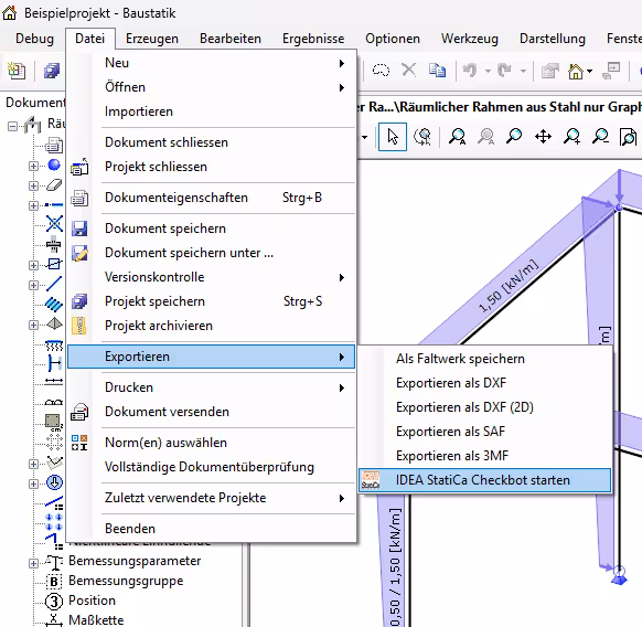 IDEA StatiCa starten