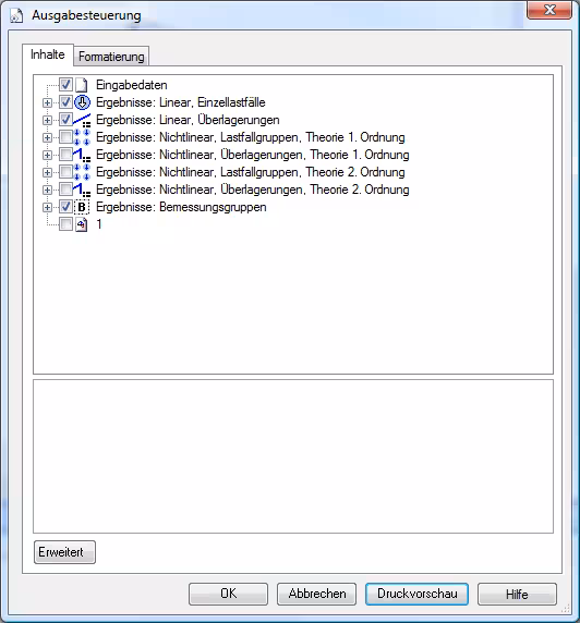 Die Ausgabesteuerung