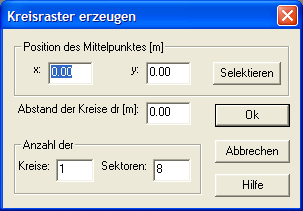 Kreisraster erzeugen
