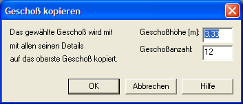 Geschoß kopieren