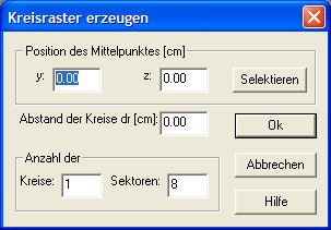 Kreisraster erzeugen