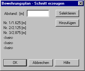 Schnitt erzeugen