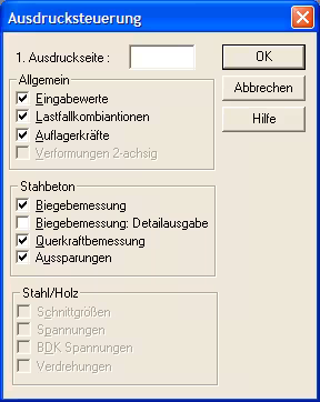 Ausdrucksteuerung erzeugen
