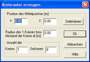 Kreisraster erzeugen