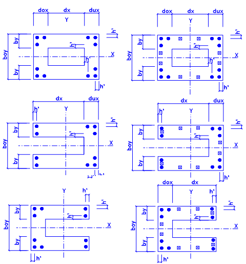 Hohlkasten / U Profil Graphik