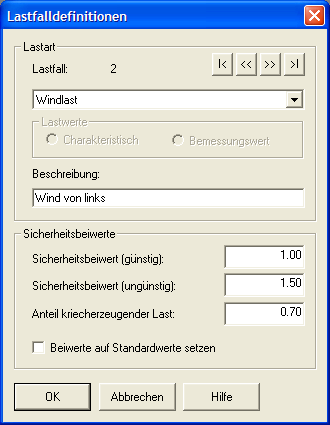 Lastfalldefinitionen DIN 18800/90
