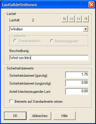 Lastfalldefinitionen EC 2