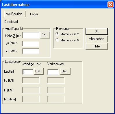 Lastübernahme
