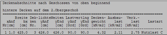 Deckenabschnitte DIN 1053-100