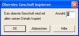 Geschoß kopieren