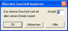 Geschoß kopieren