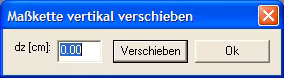 Maßkette vertikal verschieben