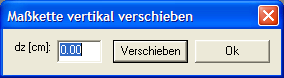 Maßkette vertikal verschieben